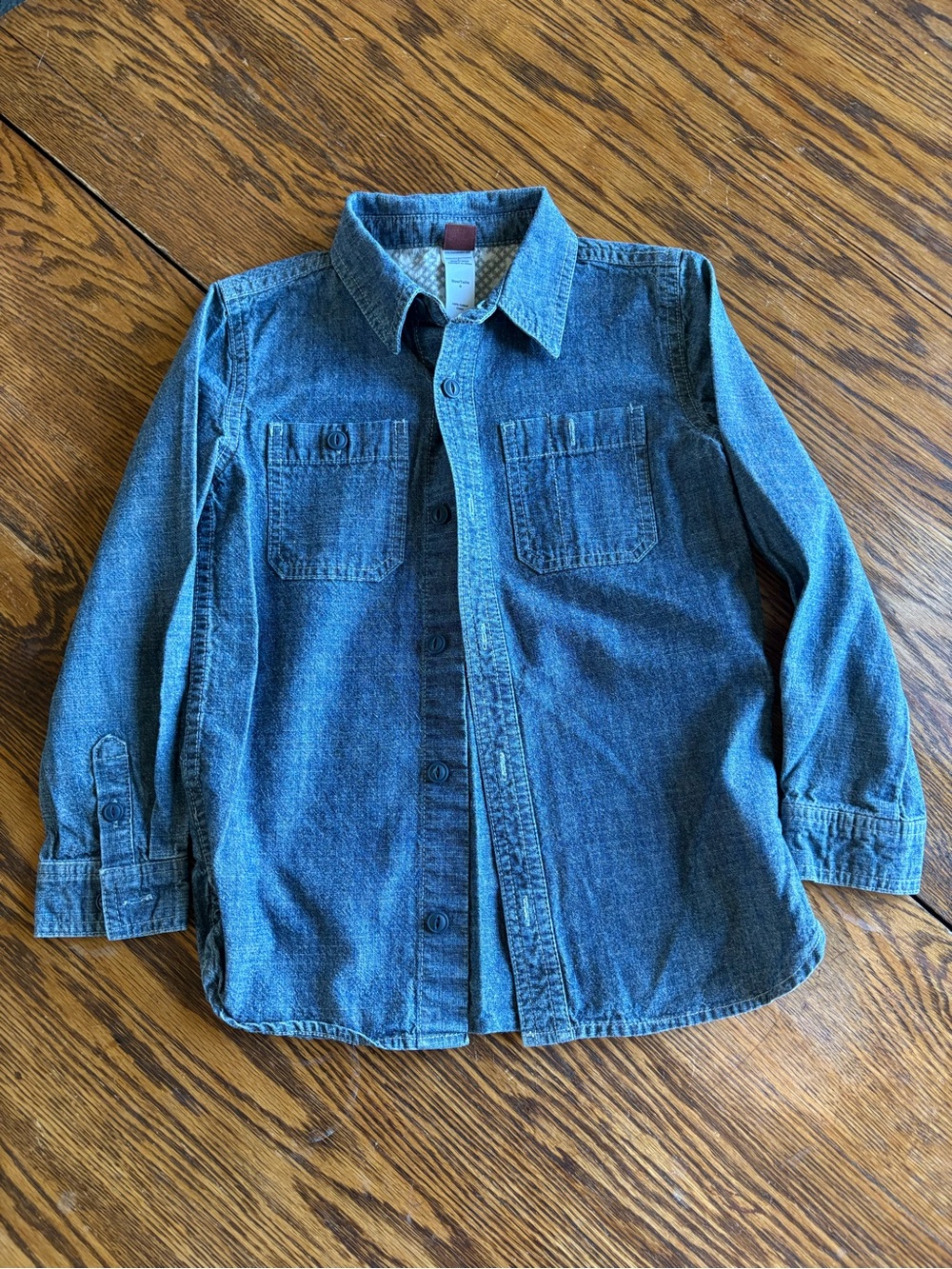 Tea Collection Boys Blue Denim Button-Up Jean Jacket